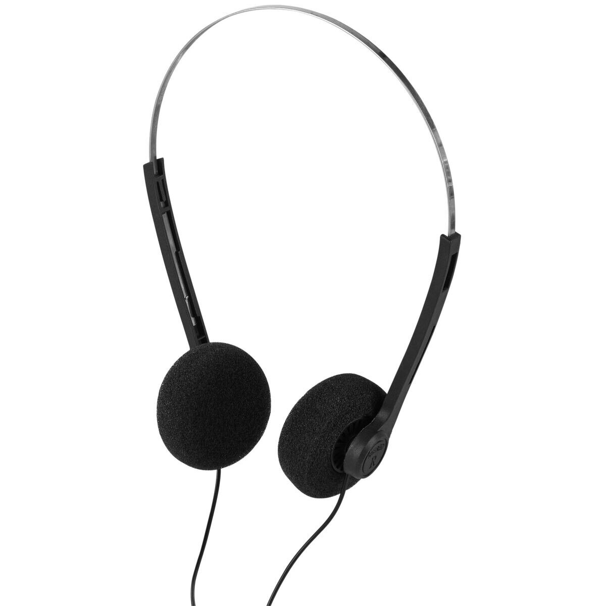 Parts Express Lightweight Stereo Headphones with 4 ft. Cord